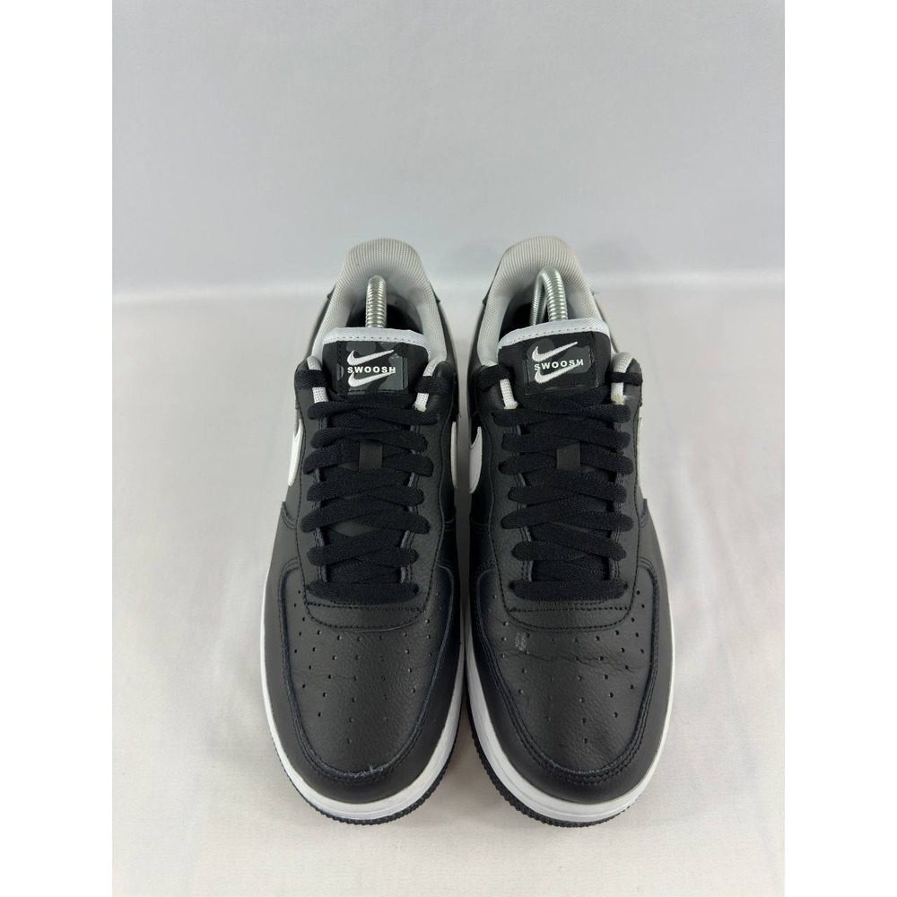 Nike Air Force 1 '07 LV8 'Double Swoosh - Black White' CT2300-001 Men's Size 8.5 - Picture 4 of 10